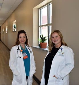 Nurse Practitioners Pam Becker and Andi Perry