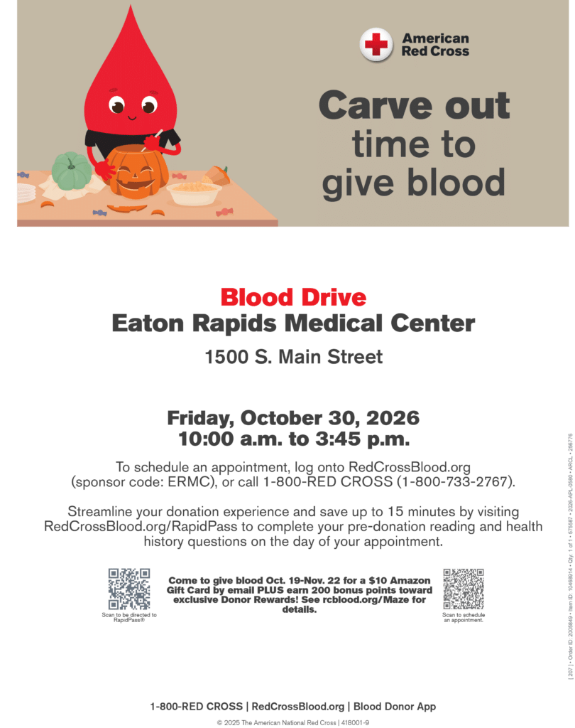 10 30 ERMC Blood Drive Flyer
